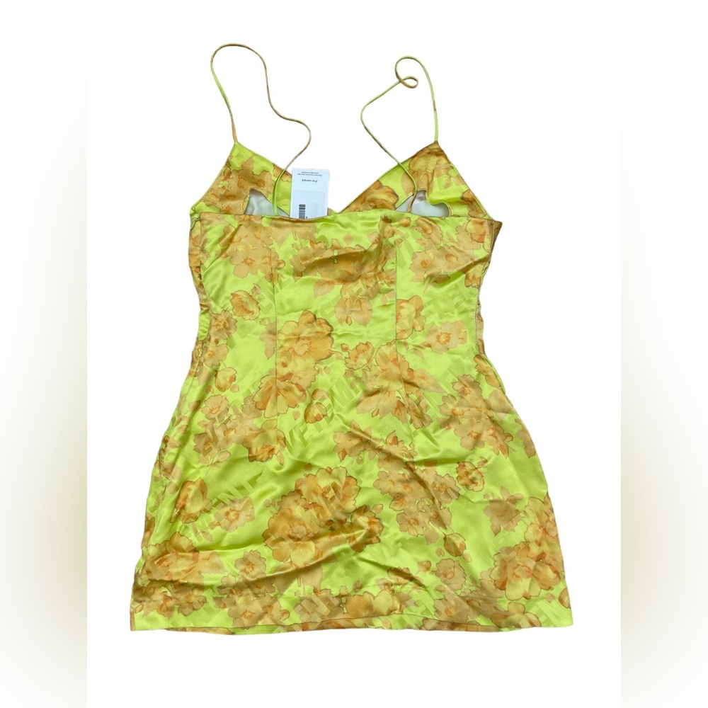 VETEMENTS Yellow Acid‎ Flower Slip Shirt - Picture 3 of 8